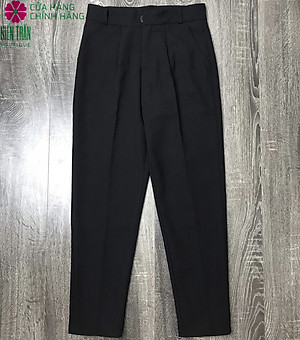 Quần tây nữ Hiền Trần BOUTIQUE lưng cạp cao âu công sở đẹp màu đen đồ đi học form chuẩn tôn dáng