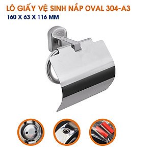 Lô giấy vệ sinh nhiều kiểu dáng inox 304 TOVASHU 