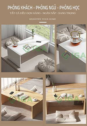 Bàn Trà Đa Năng Có Thể Làm Bàn Học Bàn Trang Điểm Đa Năng Phong Cách Hiện Đại - GP147B