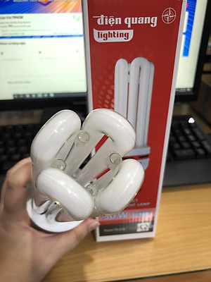 Đèn Compact Điện Quang ĐQ-CFL-4U-F14-50W-DL-E27