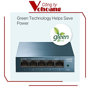 Bộ Chia Tín Hiệu TP-Link LS105G Switch Để Bàn 5 Cổng 10/100/1000Mbps - Hàng Chính Hãng