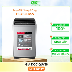 Máy giặt Sharp 8.5kg ES-Y85HV-S - Hàng chính hãng (chỉ giao HCM)