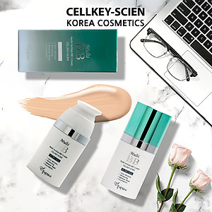 Kem Nền Che Khuyết Điểm Kiềm Dầu Chống Nắng Dưỡng Da Ngăn Ngừa Lão Hóa Công Nghệ Nano Vàng Cellkey-Scien Multi Action BB Cream (30ml)