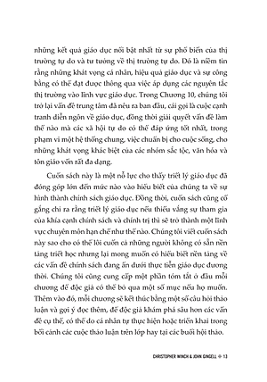 TRIẾT LÝ VÀ CHÍNH SÁCH GIÁO DỤC