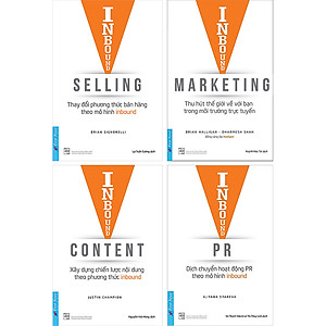 Combo Inbound Marketing + Inbound Selling + Inbound Content + Inbound PR (4 cuốn)