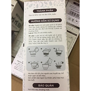 Bún gạo lứt mè đen (mì gạo) Nguyên Minh 300gr