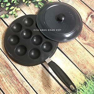 [MỚI] Khuôn Bánh Khọt Chống Dính Có Tay Cầm - 10 Bánh. Chuyên phục vụ Sp Gia dụng, Khuôn làm bánh, Dụng cụ học Sinh, Nhà