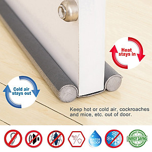 Miếng Chắn Khe Cửa Chống Bụi Bẩn, Gió Lùa, Côn Trùng, Miếng Che Cửa Tránh Kẹt Chân Dài 90cm