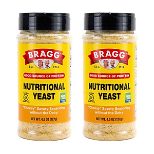 Combo 2 hộp Men Dinh Dưỡng Bragg Nutritional Yeast 127g