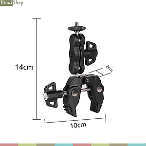 Magic Arm R094 - Kẹp Đa Năng, Xoay 360 Cho Máy Ảnh, Gopro- hàng nhập khẩu
