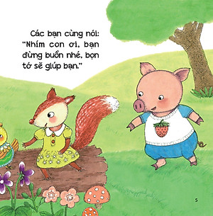 Bộ Sách Phát Triển IQ - EQ Đầu Đời Cho Bé - Biết Quý Trọng Tình Bạn - Nhím Con Mặc Áo