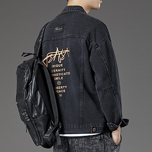 Áo khoác nam jean mới VEAST hàng đẹp mẫu mới-A3000