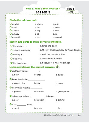 Sách 99 Ngày Em Giỏi Tiếng Anh Lớp 5