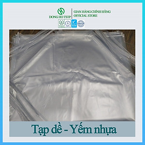 Combo 10 cái tạp dề nhựa chống nước - Tạp dề nhà bếp màu trắng trong