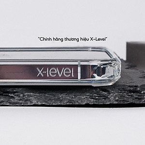 Ốp lưng giảm sốc chống va đập chống ố vàng cho iPhone 15 Pro Max / 15 Pro / 15 Plus / iP 15 hiệu X-level ICE Crystal trang bị đệm khí ẩn bốn góc, Mặt lưng PC chống ố vàng - Hàng nhập khẩu
