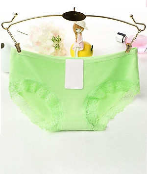 Set 10 quần lót nữ cotton viền ren màu ngẫu nhiên-Modal 08