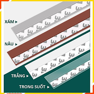 Cuộn Ron Dán Che Khe Cửa,Chân Cửa HT SYS - Lớp Keo Dán 3M Chống Nước - Chống Gió Lùa - Chống Ồn - Bụi Bẩn - Ngăn Côn Trùng -  Cuộn 25mm/35mm/45mm Dài 2 Mét