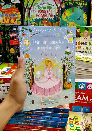 Sách Sticker Dolly Dressing - Dán Hình Sáng Tạo Trang Phục Búp Bê - Cô Bé Lọ Lem