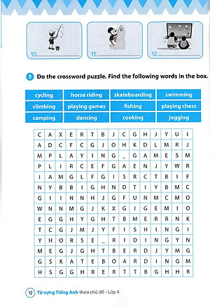 Sách Từ Vựng Tiếng Anh Theo Chủ Đề Lớp 4