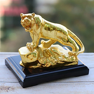 Tượng Hổ phong thủy mạ vàng – 12CGH