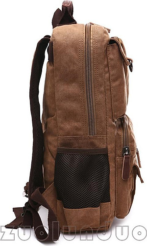 Balo nam thời trang vải canvas  phong cách mới- đi làm, đi học,đi chơi,đựng laptop (15,6")