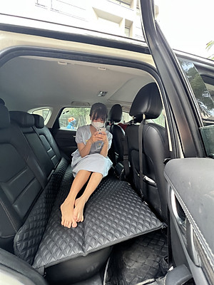 Nệm xe ô tô cao cấp 5 lớp dễ gấp gọn, đệm ô tô, đệm nằm ô tô, nệm xe hơi thoải mái chịu tải tốt