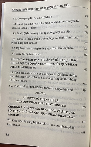 Áp Dụng Pháp Luật Hình Sự Lý Luận Và Thực Tiễn 