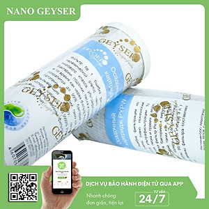 Lõi CTO Nano Geyser, Lõi lọc nước số 3 dùng cho máy Karofi, Geyser TK, Ecotar - Hàng Chính Hãng