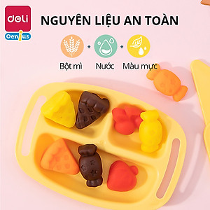 Đất Nặn Làm Bếp Làm Kem Mì Cùng Bé Khuôn Và Máy Thủ Công Deli - Đồ Chơi Giáo Dục Nhập Vai Thông Minh Cho Bé - 67801 67802 67805 YC