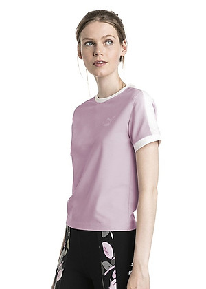 Mua Áo Thun Nữ Classics Tight T7 Tee Winsome Orchid Puma - Tím Nhạt | Tiki