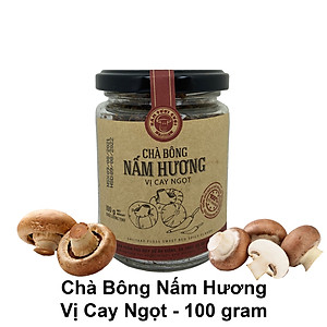 Chà Bông Nấm Hương Vị Cay Ngọt 100g Nấm Tươi Cười