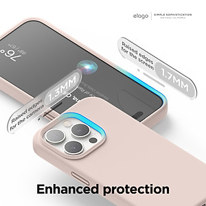 Ốp Lưng Cho iPhone 15 ProMax/ iPhone 15 Pro ELAGO Premium Silicone Case_ Hàng chính hãng