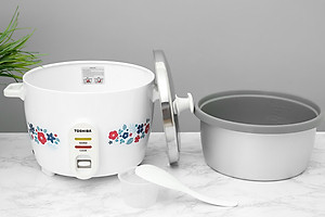 Nồi cơm nắp rời Toshiba RC-18MH2PV(F) 1.8 lít - Lòng nồi hợp kim nhôm chống dính - Hàng chính hãng - Bảo hành 12 tháng