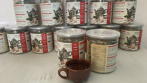 [Date xa] Trà nhân sâm hũ 100g - Hoang Ngoc Global