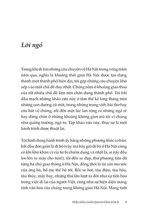 Triệu Dấu Chân Qua Những Cửa Ô