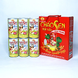 Cháo sen bát bảo 0 đường Minh Trung 365g - CSBB 0 Đường 24 (thùng 24 lon)