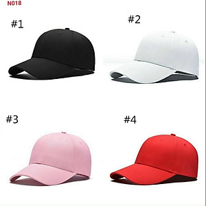 Nón kết trơn nam nữ, chất vải polyster cứng giúp giữ form dáng, có đuôi dán giúp tăng giảm size phù hợp - Hạnh Dương