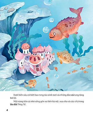 Truyện Cổ Tích Nổi Tiếng Song Ngữ Việt - Anh: Nàng Tiên Cá - The Little Mermaid