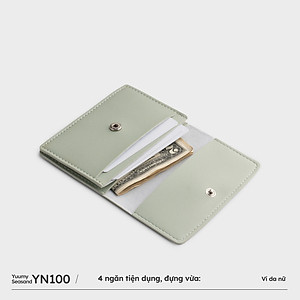 Ví Yuumy ( Thời trang nữ dáng ngắn nắp gập - Ví da Seasand YV100 )