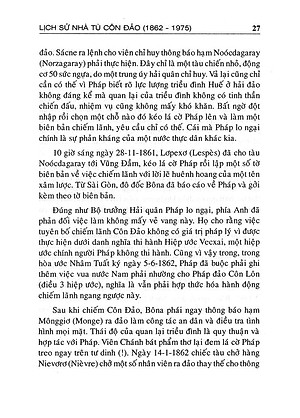 Sách Lịch Sử Nhà Tù Côn Đảo