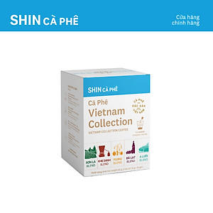 Cà phê VN Collection - SHIN Cà Phê - Túi Nhúng - Hộp 10 gói
