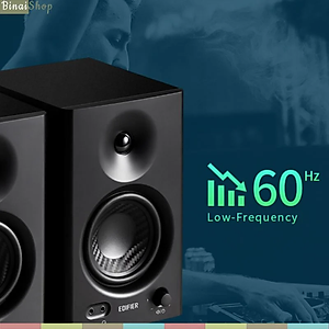 Edifier MR4 - Loa Kiểm Âm Công Suất 42W, Kết Nối TRS/RCA/AUX Cho Phòng Thu - Hàng chính hãng