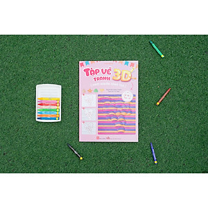 Sách Tập vẽ tranh 3D, khơi nguồn sáng tạo - Cấp độ 3: Thực vật