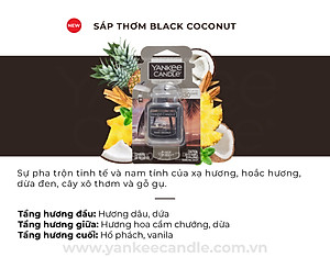 Sáp thơm xe Yankee Candle - Black Coconut