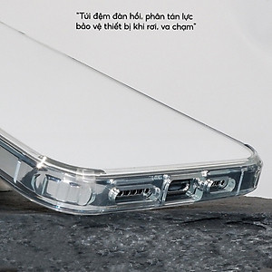 Ốp lưng giảm sốc chống va đập chống ố vàng cho iPhone 15 Pro Max / 15 Pro / 15 Plus / iP 15 hiệu X-level ICE Crystal trang bị đệm khí ẩn bốn góc, Mặt lưng PC chống ố vàng - Hàng nhập khẩu