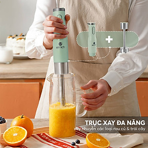 Máy xay cầm tay Elmich BLE-8666, công suất 1000W, thiết kế cầm tay dễ sử dụng, lưỡi dao bằng thép không gỉ siêu bền, đảm bảo an toàn tuyệt đối cho sức khỏe  - Hàng chính hãng