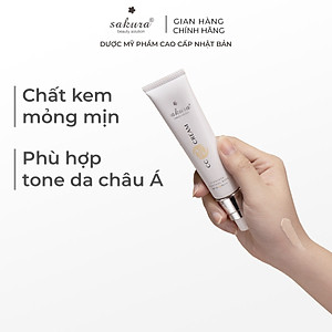 Kem Trang Điểm Chống Nắng Sakura CC Cream Flawless Control Base (40ml)