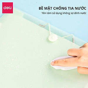 Cặp Túi Đựng Tài Liệu A4 Deli File Đựng Tài Liệu Hồ Sơ 8 Ngăn Túi Hồ Sơ Văn Phòng File Lưu Trữ Đa Năng Nhiều Màu Pastel