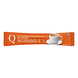 Cà phê sữa Goodmorning hoà tan 3in1 (20gr x túi 24 gói) - Trần Quang