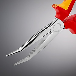 Kìm KNIPEX Mỏ Nhọn Cong 40° Cách Điện - 26 26 200